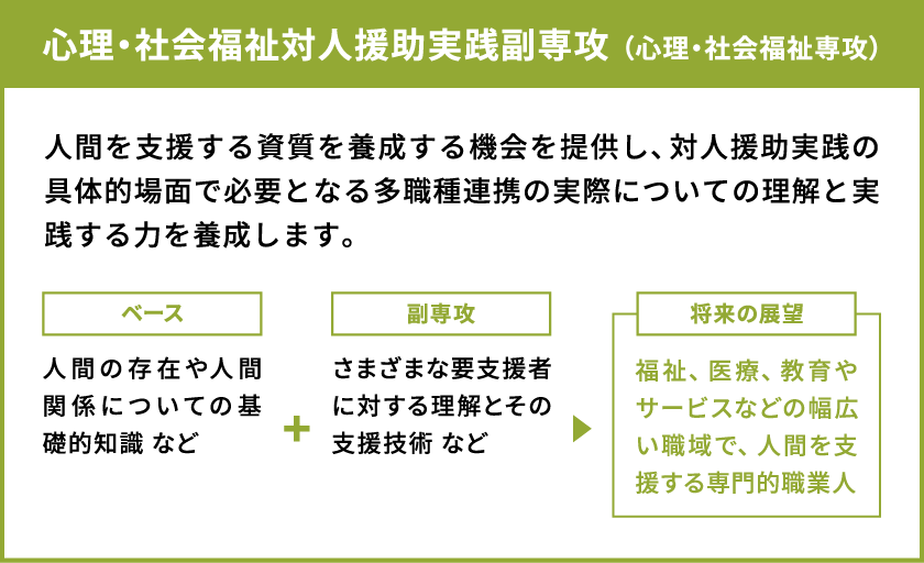 心理・社会福祉対人援助実践副専攻